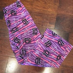 One Direction Pajama Bottoms Girls Size Large